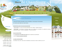 Tablet Screenshot of chambourg-sur-indre.fr